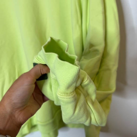 Daily Drills Zilker Oversized Crewneck size xs/small neon green - Picture 8 of 8